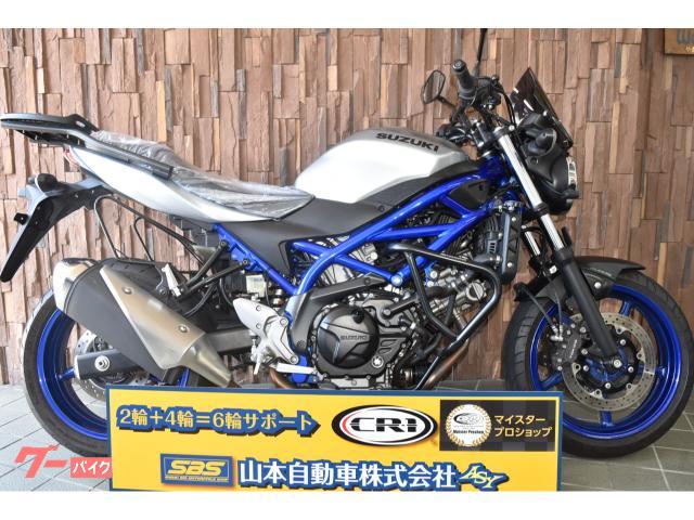 ＳＶ６５０ＡＢＳ　ＥＴＣ２．０　ミツバ前後ドライブレコーダー　へプコ＆ベッカーエンジンガード　グリップヒーター　ＵＳＢ電源