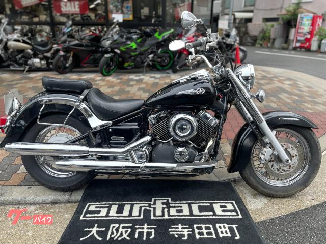 純正 YAMAHA バイクタンク 黒 ドラッグスター400クラシック VH01J ヤマハ発動機 ドラッグスター400 タンク 黒 ヤマハ 純正 中古