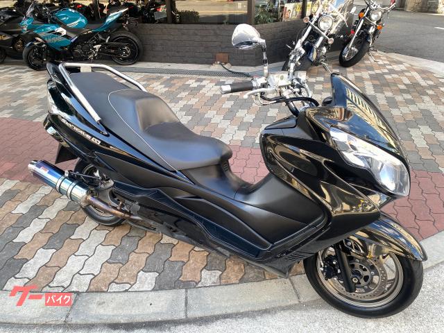 スズキ スカイウェイブ２５０ ＳＳ ＣＪ４６Ａ ＲＯＳＳＯマフラー タンデムグラブバー｜ＳＵＲＦＡＣＥ 大阪店｜新車・中古バイクなら【グーバイク】