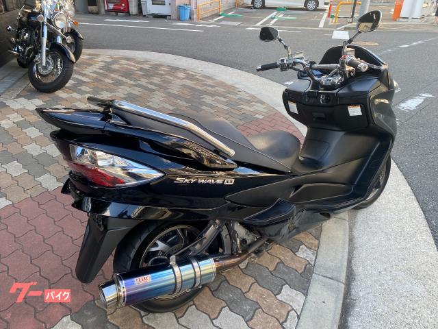 スズキ スカイウェイブ２５０ ＳＳ ＣＪ４６Ａ ＲＯＳＳＯマフラー タンデムグラブバー｜ＳＵＲＦＡＣＥ 大阪店｜新車・中古バイクなら【グーバイク】