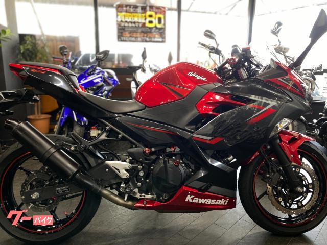 Ｎｉｎｊａ　４００　カスタムマフラー　マルチバー　純正スペアキー付属