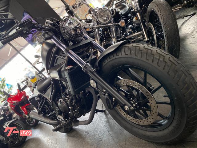 レブル２５０　マットブラック　ＡＢＳ　ＯＶＥＲマフラー　アップハンドル　エンジンカバー　純正スペアキー付属