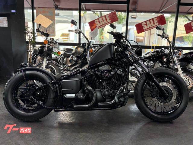 ドラッグスター４００　マットブラック　４ＴＲ　フルカスタム　ショートマフラー　ＳＵエアクリ　スポーツタンク