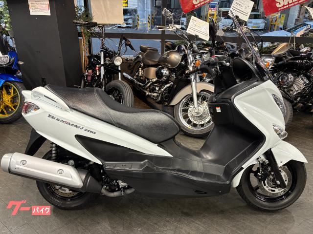 バーグマン200 ブリリアントホワイト フルノーマル車両 ABS