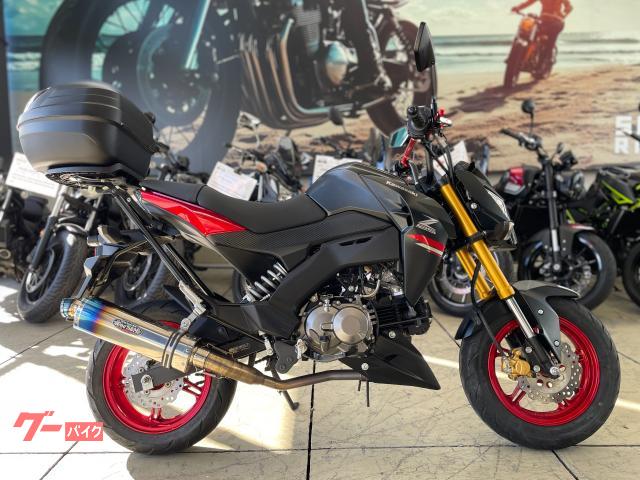 Ｚ１２５ＰＲＯ　ＧＩＶＩリアボックス　リアキャリア　カスタムマフラー　ハンドルブレス