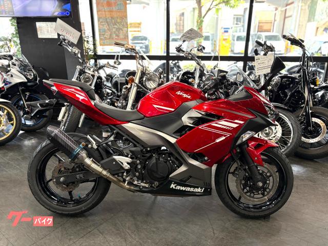 Ｎｉｎｊａ　２５０　キャンディパーシモンレッド　カスタムマフラー　純正スペアキー付属