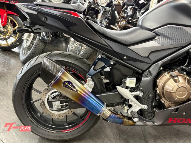 ホンダ CBR400R マットブラック r'sgear製チタンフル