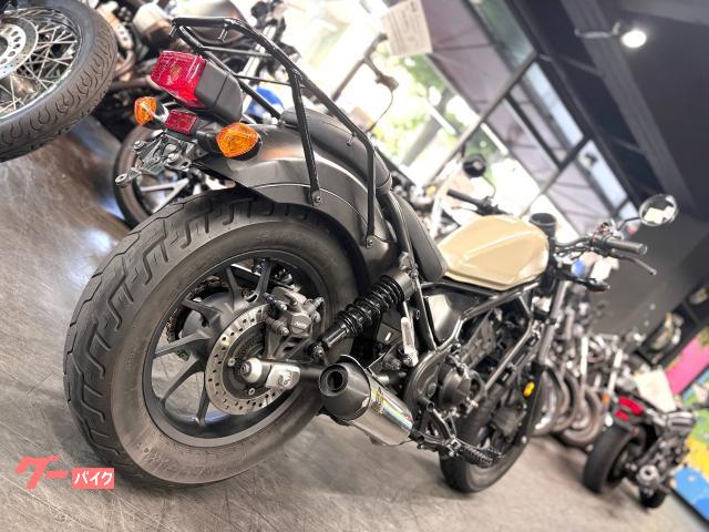 ホンダ レブル250 別体式ETC リアキャリア カスタムマフラー