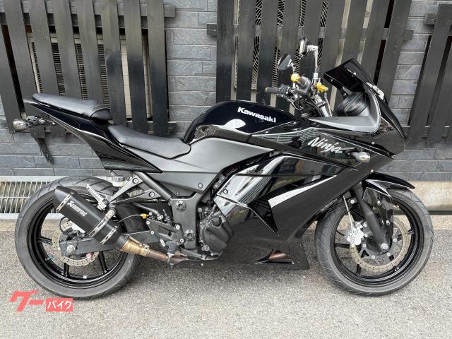 Ｎｉｎｊａ　２５０Ｒ　別体式ＥＴＣ　カスタムマフラー　スモークスクリーン　バーハンドル　純正スペアキー付属
