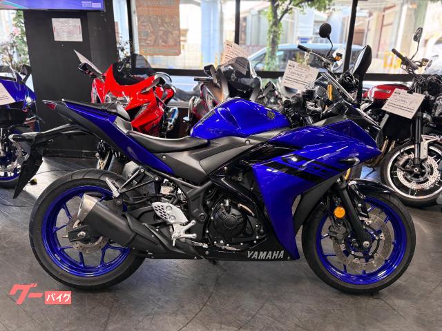 YZF−R25 ブルー/ブラック ETC装着 純正スペアキー付属 ヘルメットロック マルチバー