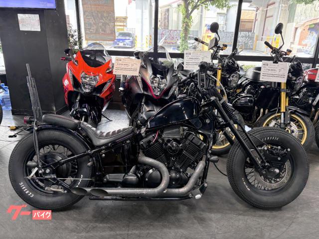 ドラッグスター４００クラシック　スプリンガーフォーク　ターンマフラー　スポーツタンク　ＳＵエアクリーナー　車検２年付き
