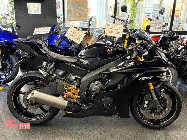 ＹＺＦ−Ｒ６　マットブラック　車検２年付き　バックステップ　フェンダーレス　エンジンスライダー　ＵＳＢ　純正スペアキー・赤キー付属