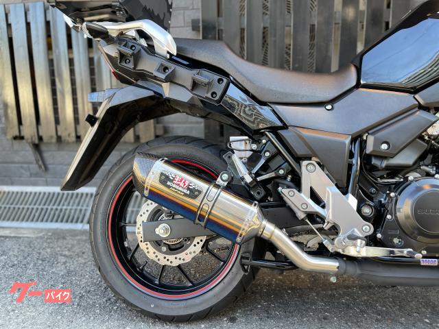 スズキ V－ストローム250 ブラック リアボックス ヨシムラマフラー