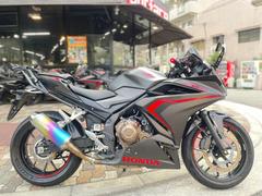 ホンダ　ＣＢＲ４００Ｒ　ＭＯＲＩＷＡＫＩマフラー　ＮＡＰＯＬＥＯＮミラー　ＯＶＥＲＲＡＣＩＮＧエンジンガード　リアキャリア