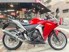 ホンダ　ＣＢＲ２５０Ｒ　ＭＣ４１　ＡＢＳモデル　キャンディールビーレッド　カスタムマフラー