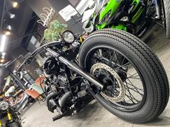 ヤマハ　ドラッグスター４００　フルカスタム　ストレッチタンク　ベントマフラー　シングルシート　ローダウン　サイドナンバー　新規車検２年付き