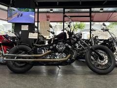 ヤマハ　ドラッグスター４００　フルカスタム　ハンドシフト　社外メーター　スイッチ移設　ミッドコン　シングルシート