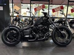 ヤマハ　ドラッグスター４００　マットブラック　４ＴＲ　フルカスタム　ショートマフラー　ＳＵエアクリ　スポーツタンク