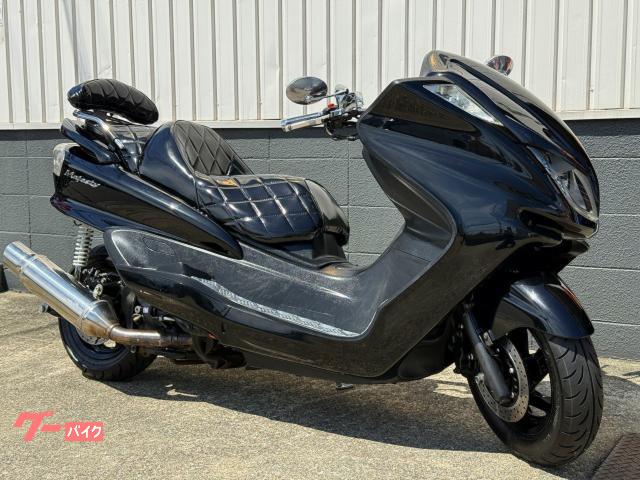 マジェスティＣ　ＳＧ０３Ｊ　ローダウン　ＬＥＤライト　エアロマスク　ＦＯＲＣＥマフラー