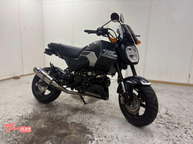 グロム トリックスターマフラー OVER・バックステップ フェンダーレス キタコ・リアサス ヘルメットホルダー 可変レバー 合鍵有