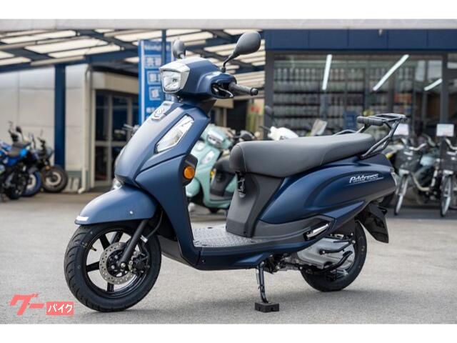 スズキ アドレス125 2026年モデル マットステラブルー