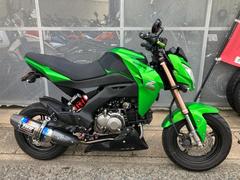 カワサキ　Ｚ１２５ＰＲＯ　マフラー　ステップ　レバー　ミラー　ハイコム　ハイコンプピストン　ハンドル　フェンダーレス　リヤサス改