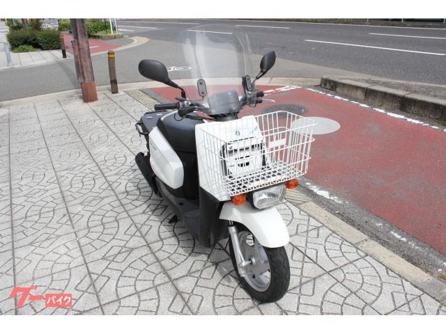 ★登録済み新古車！ヤマハ 郵政ギア GEAR 実走行2978km グリップヒーター付 千葉 木更津から ローンOK！ 配送OK！デリバリーバイクに！★ ヤマハ GEAR パーキングスタンド仕様 スクリーン リアボックス