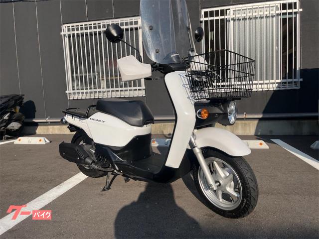 ベンリィ　純正シールド　ナックルガード　Ｆカゴ付き