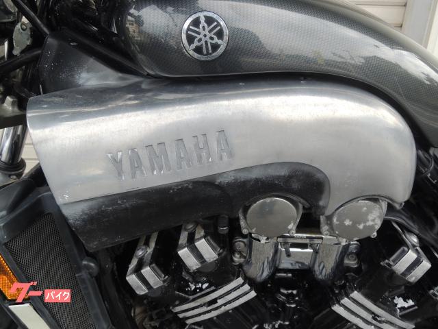 美品 OVER マフラー本体 ヤマハ VーMAX 中古車両から取り外し部品 ヤマハ VMAX 2年3か月保証付 Vブースト付き 前後タイヤ