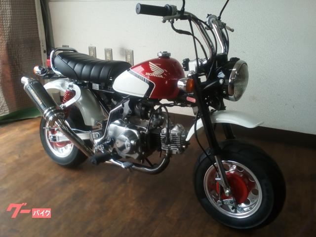 モンキー　ＡＢ２７型　ヨシムラカーボンマフラー　Ｇクラフトアルミ８インチ３．５Ｊホイール