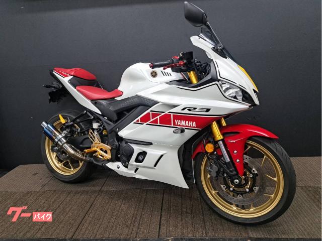 ＹＺＦ−Ｒ３　ＷＧＰ６０ｔｈアニバーサリー　ＲＨ２１Ｊ　バックステップ　フェンダーレス　社外マフラー　社外レバー　　ＵＳＢ電源