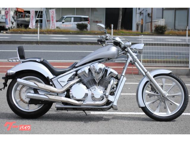 ＶＴ１３００ＣＸ　モリワキ製マフラー・キャリア付きバックレスト・一体式ＥＴＣ