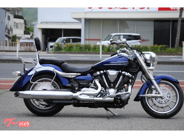 ＸＶ１９００Ａミッドナイトスター　プレスト正規輸入車・タンデムバックレスト・フォグライト・サドルバッグサポート・別体式ＥＴＣ付き