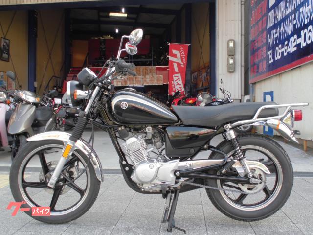 ヤマハ YB125SP ブラックカラー フルノーマル リアキャリア付き