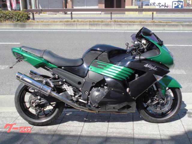 ＺＺ−Ｒ１４００　２００８年モデル　社外マフラー　ＥＴＣＵＳＢ付き　フェンダーレス　スモークレンズ　社外スクリーン　ホットグリップ