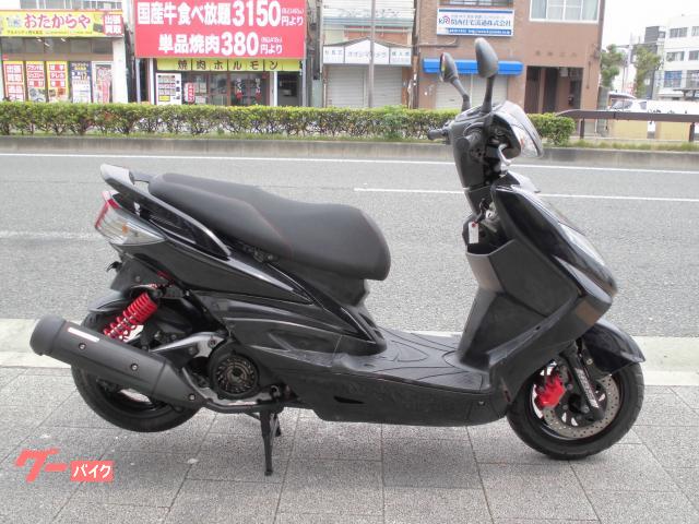 シグナスＸ　台湾５期モデル　ロングホイール　リアサスアダプタ付き