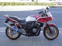 ホンダ　ＣＢ４００Ｓｕｐｅｒ　ボルドール　２００７年式　モリワキサイレンサー　社外リアショック　エンジンスライダー　ゴールドカラーフォーク