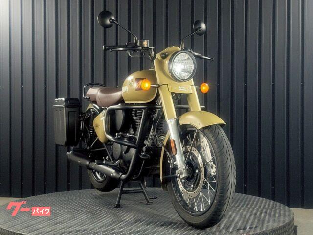 クラシック３５０　シグナルスデザートサンド　正規ディーラー中古車　エンジンガード　サイドボックス　ＥＴＣ付き