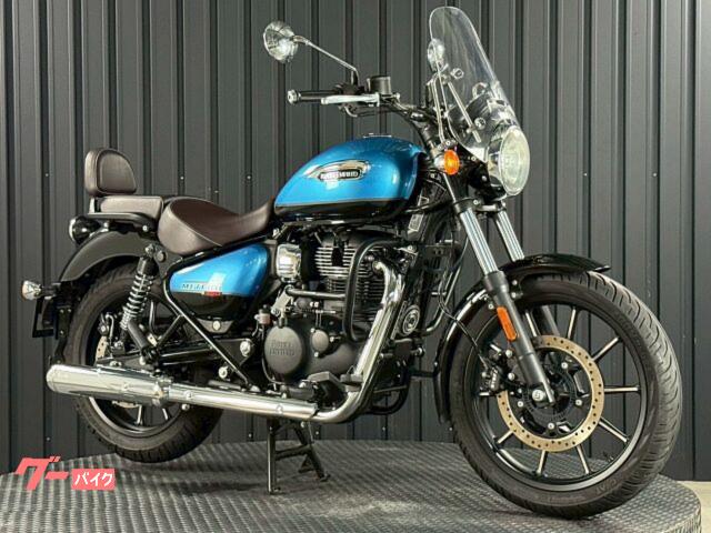 メテオ３５０　スーパーノヴァ　ブルー　正規ディーラー中古車　エンジンガード　トリッパーナビ付き　ＥＴＣ付き
