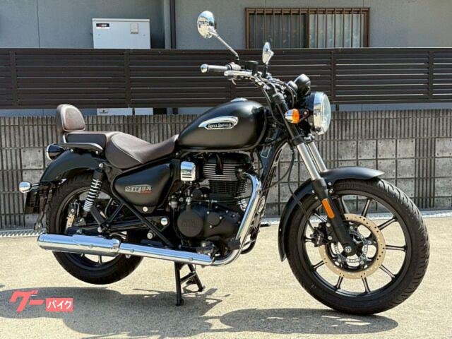 メテオ３５０　スーパーノヴァ　マットブラックスタイル　正規ディーラー中古車　トリッパーナビ付き　ＥＴＣ付き　ブラウンシート
