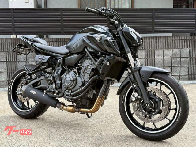 ＭＴ−０７　ＥＴＣ付き　ＳＨＡＲＫ（シャーク）　フルエキゾーストマフラー　純正マフラーあり　フェンダーレス