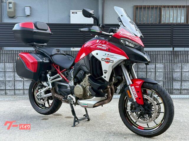 ムルティストラーダＶ４Ｓ　前後ドライブレコーダー　グリップヒーター　ＥＴＣ付き　スマートディスプレイ付き