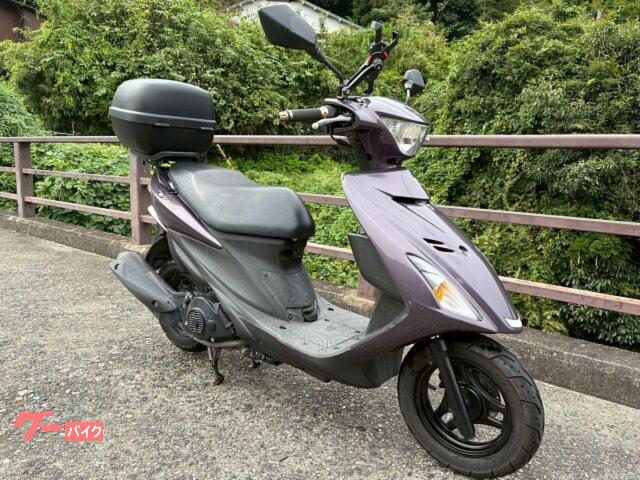 アドレスＶ１２５Ｓ　パールウィザードパープル　リアボックス　アラーム標準装備