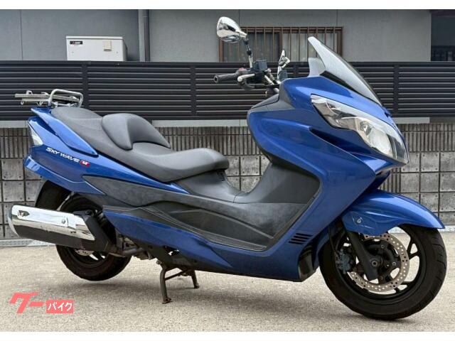 スカイウェイブ２５０　タイプＭ　正規ディーラー中古車　リアキャリア　スマートキー２個　マニュアルモード搭載