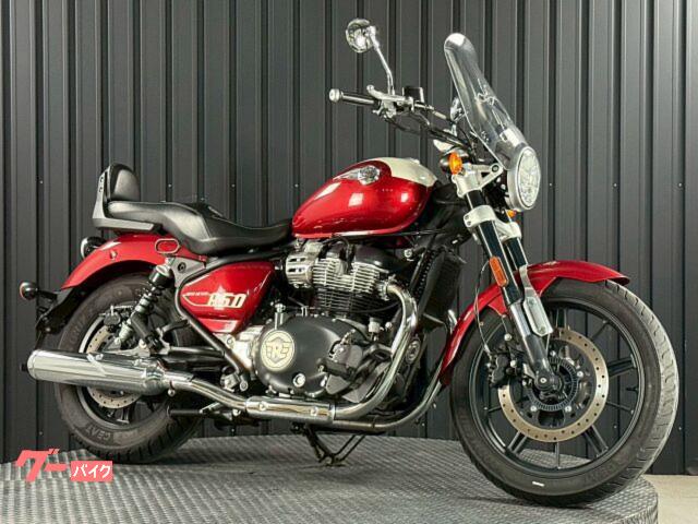 スーパーメテオ６５０　セレスティアルレッド　正規ディーラー中古車　フルノーマル車　大型スクリーン　トリッパーナビ　バックレスト