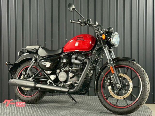 メテオ３５０　ファイヤーボール　レッド　正規ディーラー中古車　フルノーマル車　シフトインジケーター　シーソーペダル