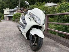 スズキ　スカイウェイブ２５０　ＢＥＡＭＳマフラー　ウィルズウィンサポートタンデムバー　アルミステップ