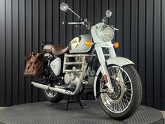 ＲＯＹＡＬ　ＥＮＦＩＥＬＤ　クラシック３５０　ハルシオングレー　正規ディーラー中古車　大型エンジンガード　サイドバック　サイドバックステー付き　ＥＴＣ付き