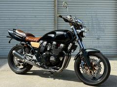 ヤマハ　ＸＪＲ４００　社外リアサスペンション　社外マフラー　タックロールシート　グラブバー　住友ＭＯＳキャリパー