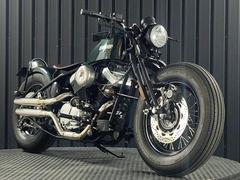サンダーモーターサイクルズ　ハードテイル　サンダー２５０　正規ディーラー中古車　７４スプリンガーフォーク　空冷Ｖツインエンジン　ボバースタイル